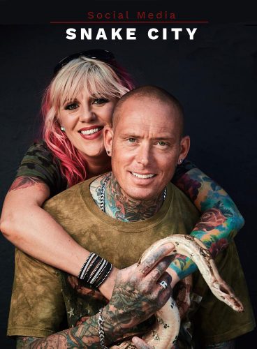 Simon and Siouxsie from Snake City